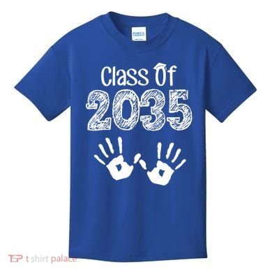 Class of 2035 Grow With Me Handprint Pre-K Kids T-Shirt