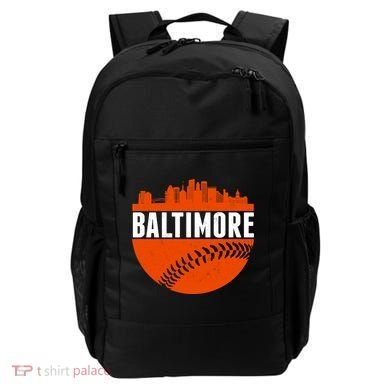 Classic Baltimore Skyline Baseball  Backpack