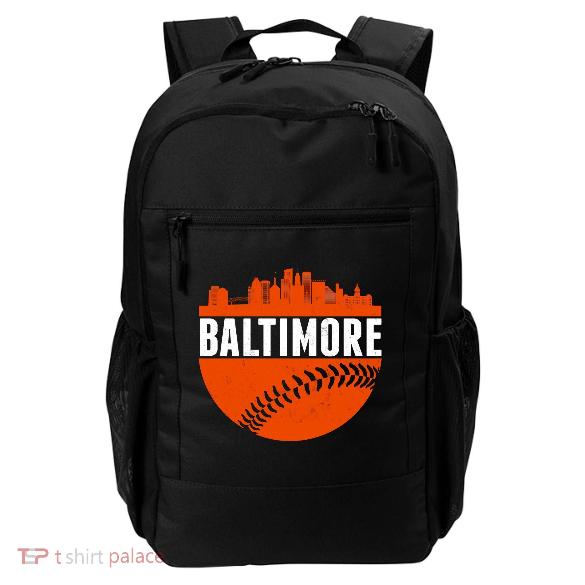 Classic Baltimore Skyline Baseball  Backpack