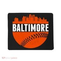 Classic Baltimore Skyline Baseball  Mousepad thumb 0