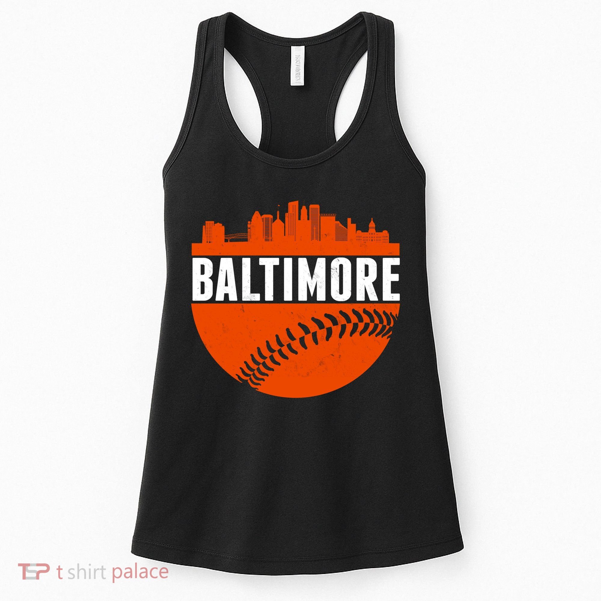Classic Baltimore Skyline Baseball  Women's Tank Top