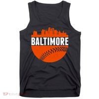 Classic Baltimore Skyline Baseball  Tank Top thumb 0