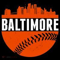 Classic Baltimore Skyline Baseball  Visor thumb 3