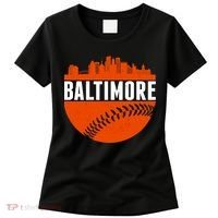 Classic Baltimore Skyline Baseball  Women's T-Shirt thumb 0