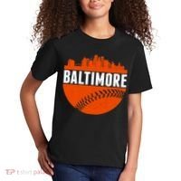 Classic Baltimore Skyline Baseball  Kids T-Shirt thumb 2