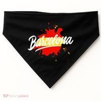 Classic Barcelona Flag Logo USA-Made Doggie Bandana thumb 0