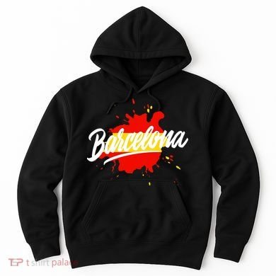 Classic Barcelona Flag Logo Hoodie