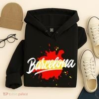 Classic Barcelona Flag Logo Hoodie thumb 4