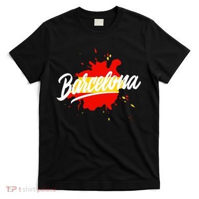 Classic Barcelona Flag Logo T-Shirt