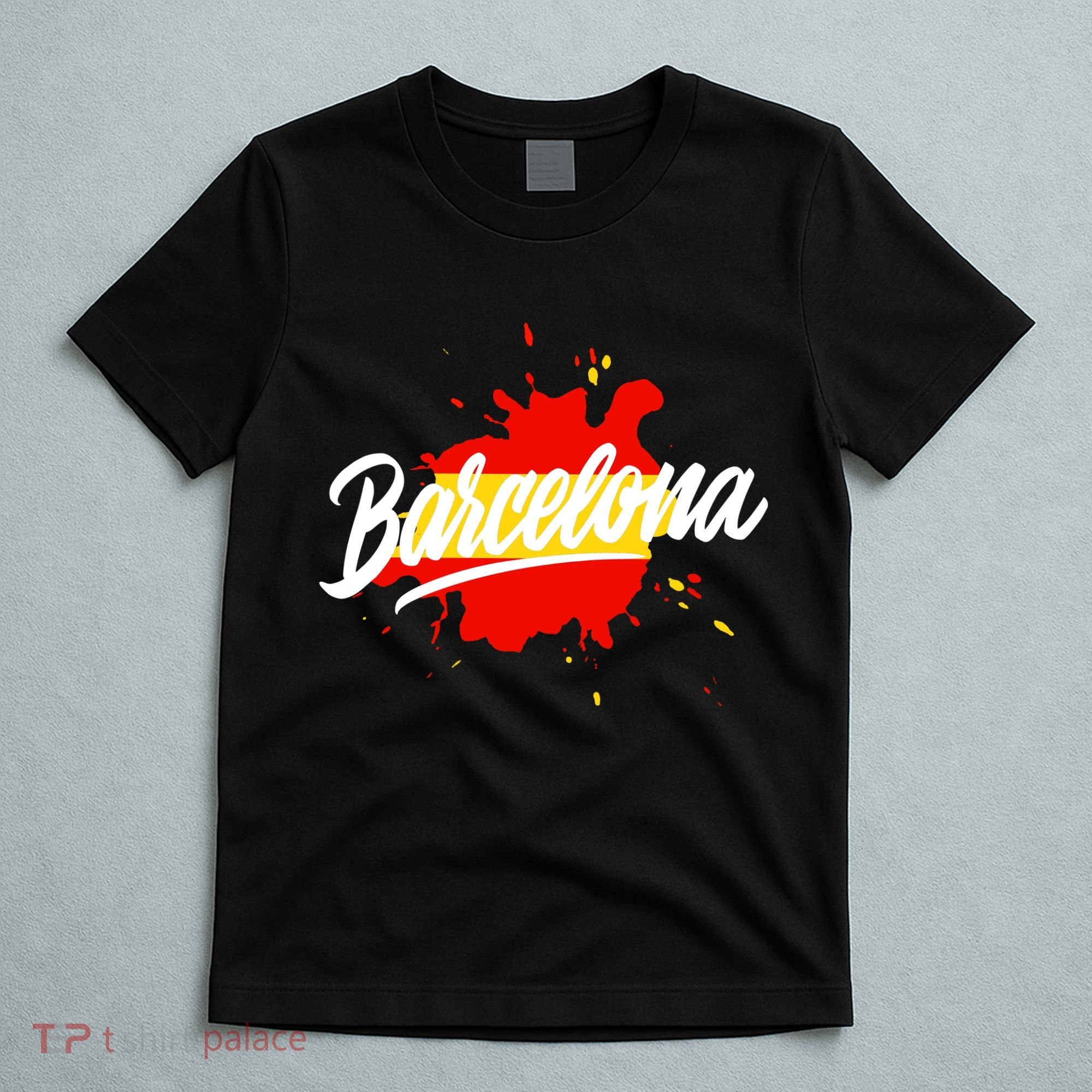 Classic Barcelona Flag Logo T-Shirt