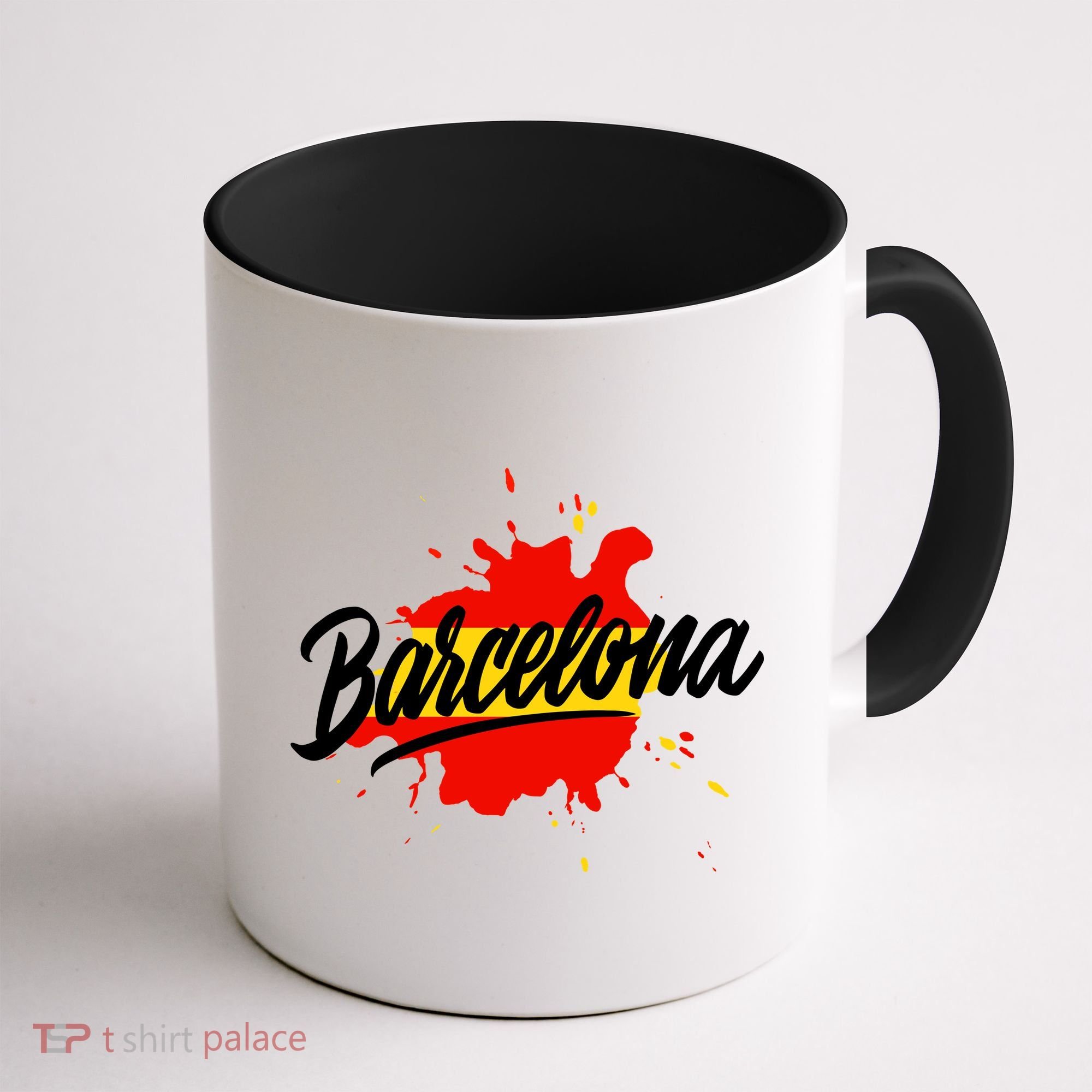 Classic Barcelona Flag Logo Coffee Mug