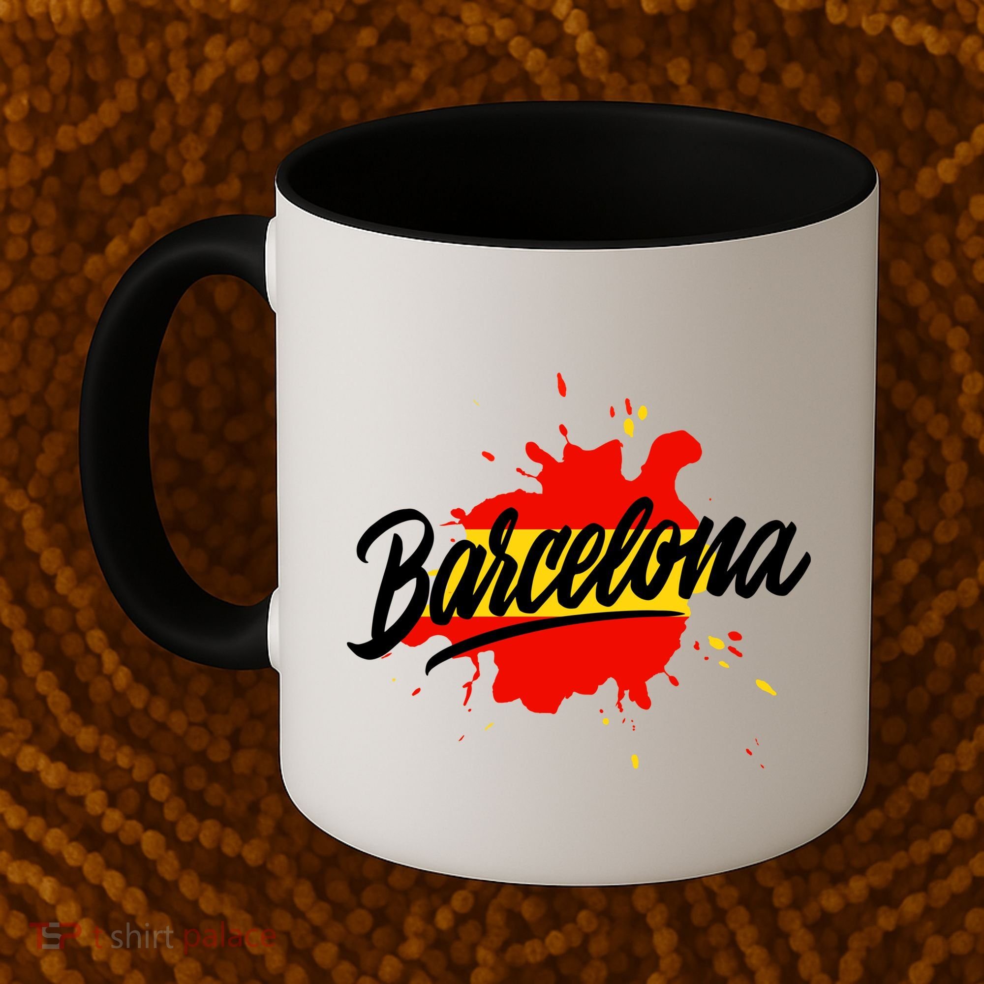Classic Barcelona Flag Logo Coffee Mug