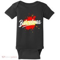 Classic Barcelona Flag Logo Baby Bodysuit thumb 0