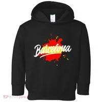 Classic Barcelona Flag Logo Toddler Hoodie thumb 0