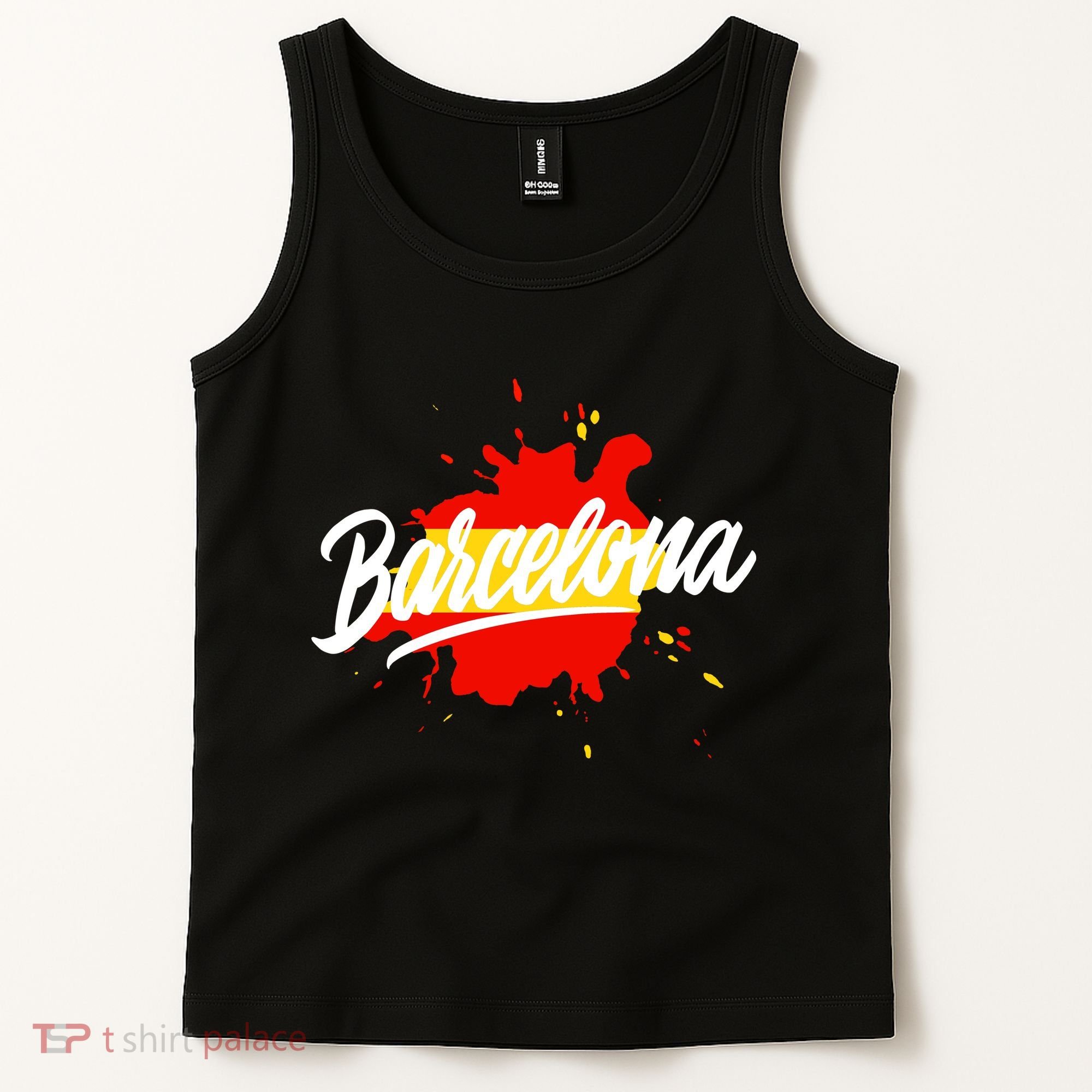 Classic Barcelona Flag Logo Tank Top