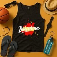 Classic Barcelona Flag Logo Tank Top thumb 4