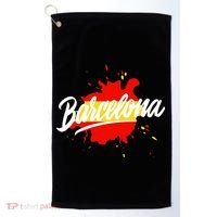 Classic Barcelona Flag Logo Golf Towel thumb 0