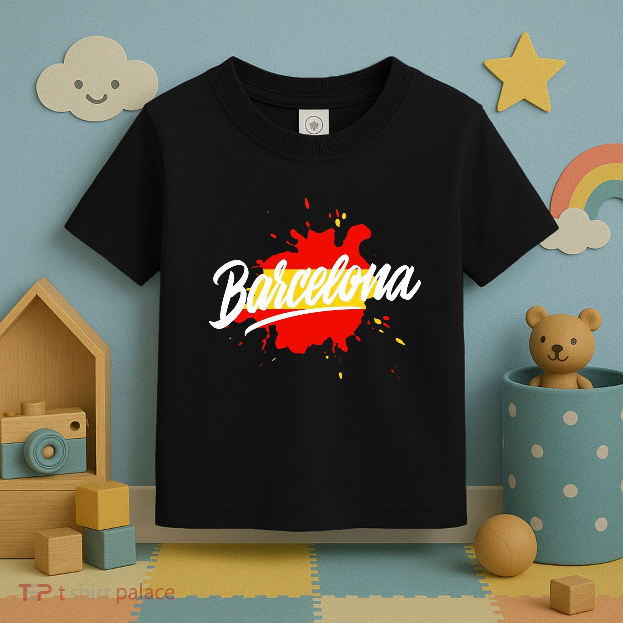 Classic Barcelona Flag Logo Toddler T-Shirt
