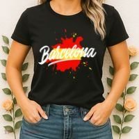Classic Barcelona Flag Logo Women's T-Shirt thumb 2