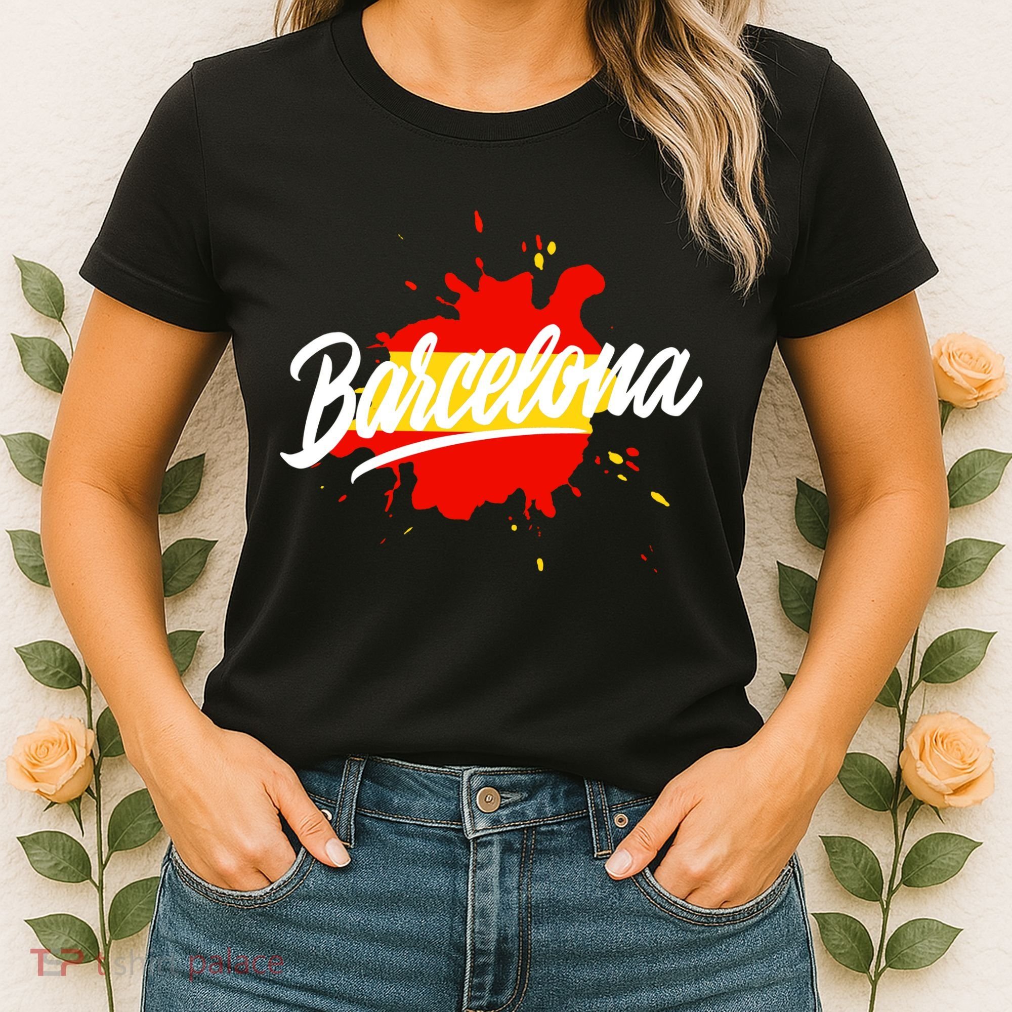 Classic Barcelona Flag Logo Women's T-Shirt