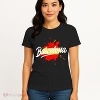 Classic Barcelona Flag Logo Women's T-Shirt thumb 4