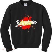 Classic Barcelona Flag Logo Kids Sweatshirt thumb 0