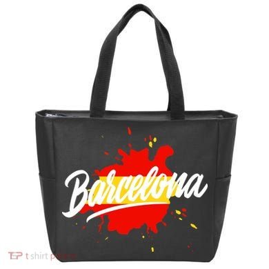 Classic Barcelona Flag Logo Tote Bag