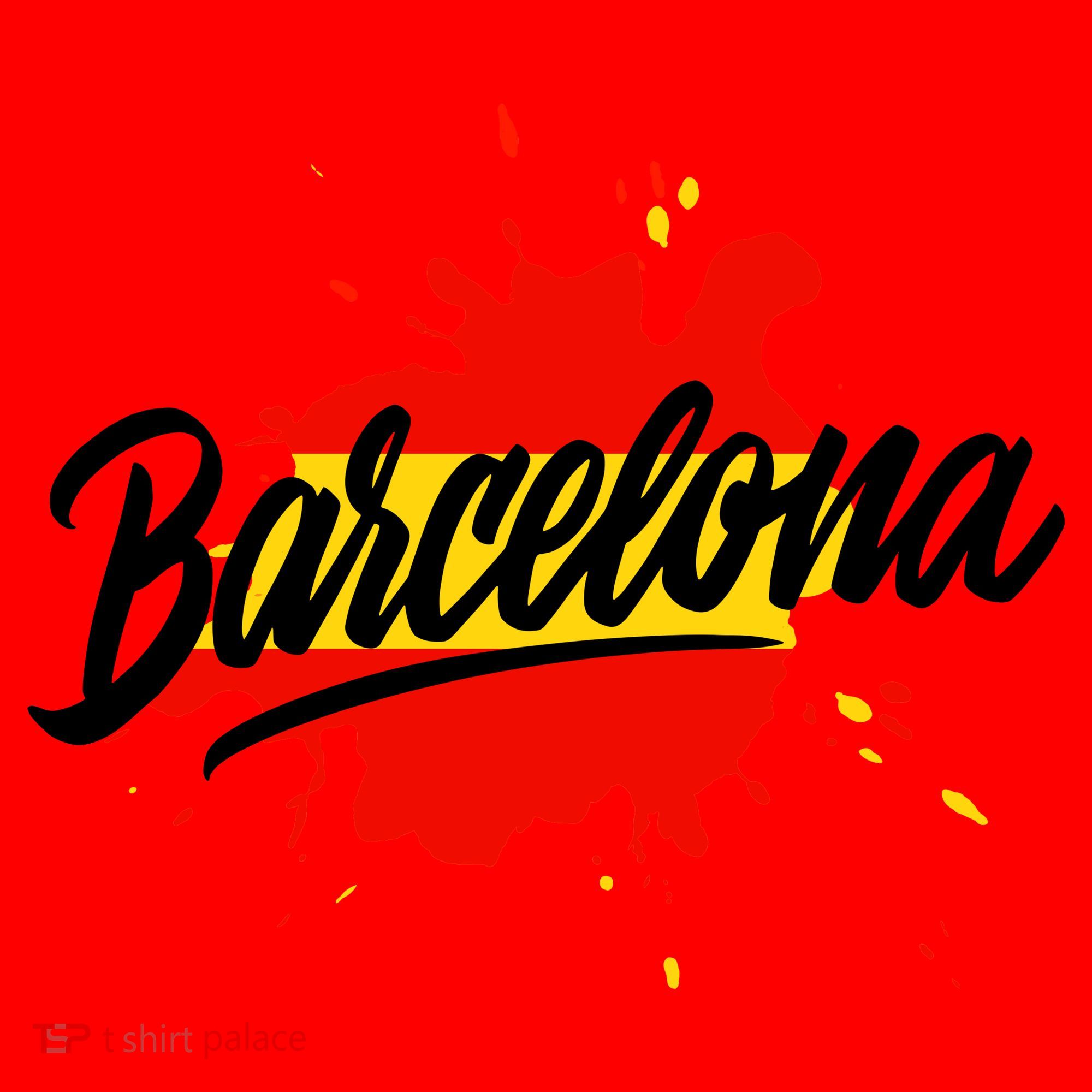 Classic Barcelona Flag Logo Santa Hat