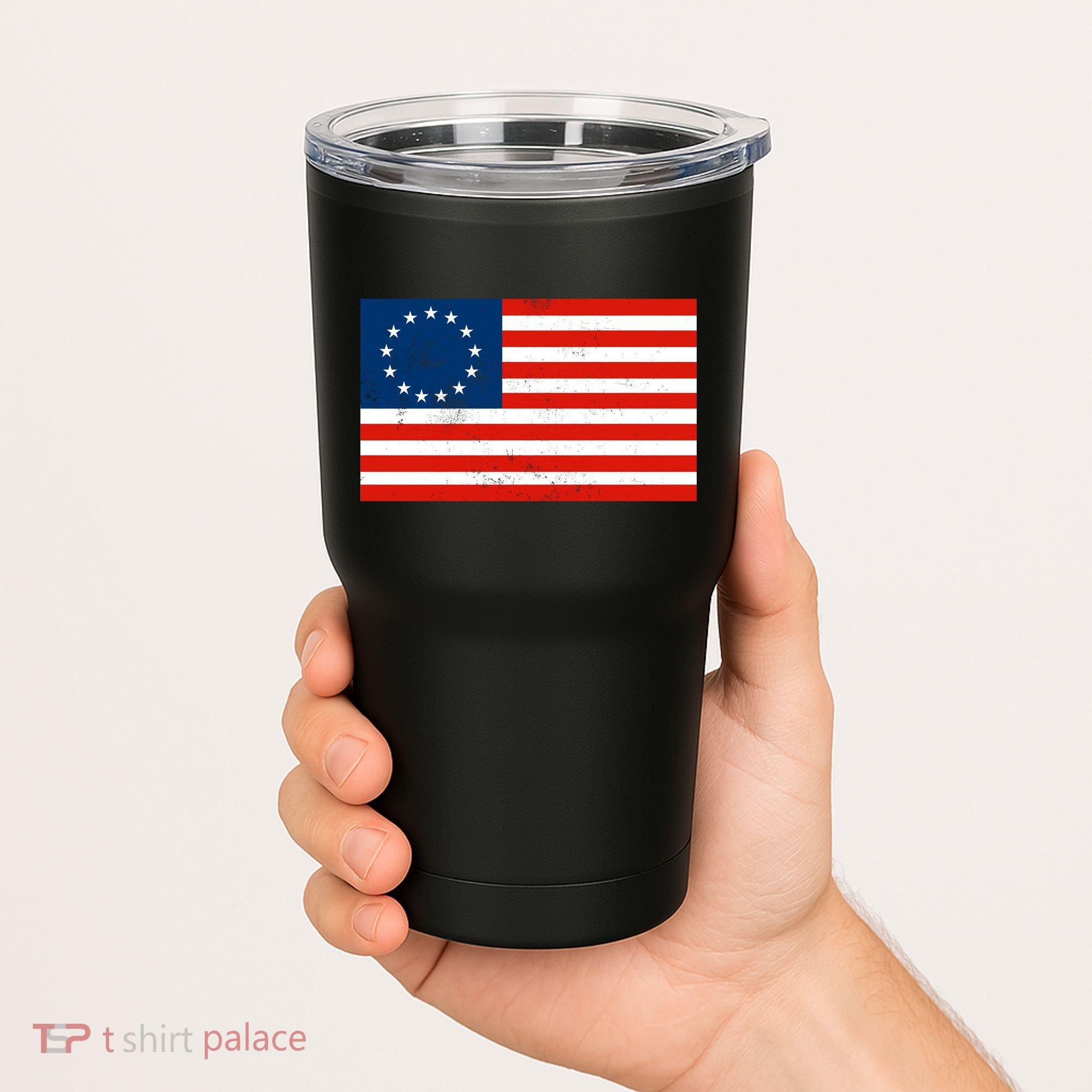 Classic Betsy Ross Flag Distressed  Tumbler