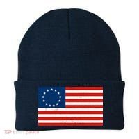 Classic Betsy Ross Flag Distressed  Beanie thumb 0
