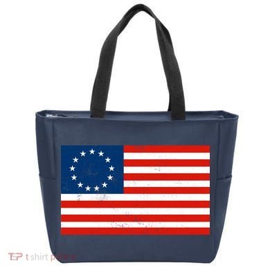 Classic Betsy Ross Flag Distressed  Tote Bag