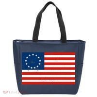 Classic Betsy Ross Flag Distressed  Tote Bag thumb 0