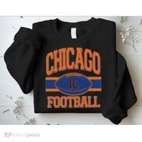 Classic Chicago IL Football Fan Logo Sweatshirt thumb 2