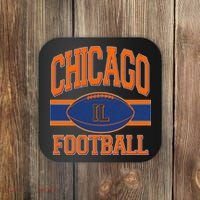 Classic Chicago IL Football Fan Logo Coaster thumb 0