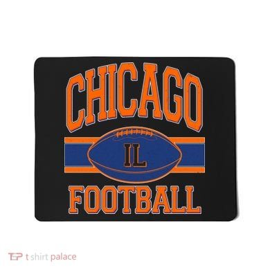 Classic Chicago IL Football Fan Logo Mousepad