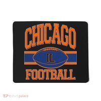 Classic Chicago IL Football Fan Logo Mousepad thumb 0