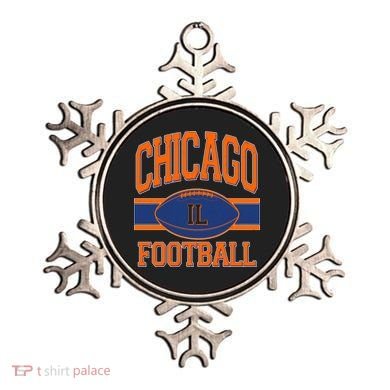 Classic Chicago IL Football Fan Logo Ornament