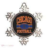Classic Chicago IL Football Fan Logo Ornament thumb 0