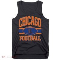 Classic Chicago IL Football Fan Logo Tank Top thumb 0