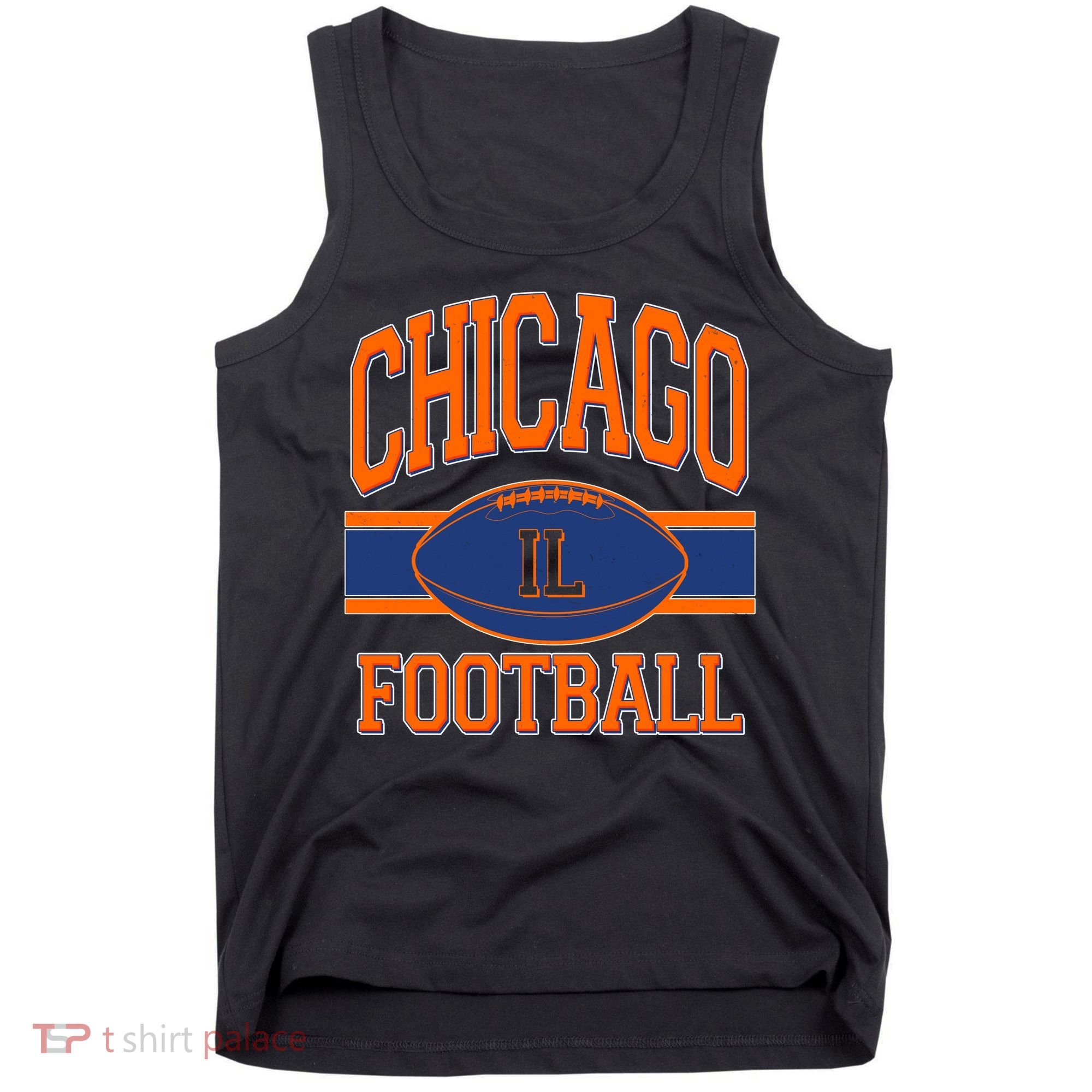 Classic Chicago IL Football Fan Logo Tank Top