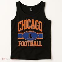 Classic Chicago IL Football Fan Logo Tank Top thumb 2