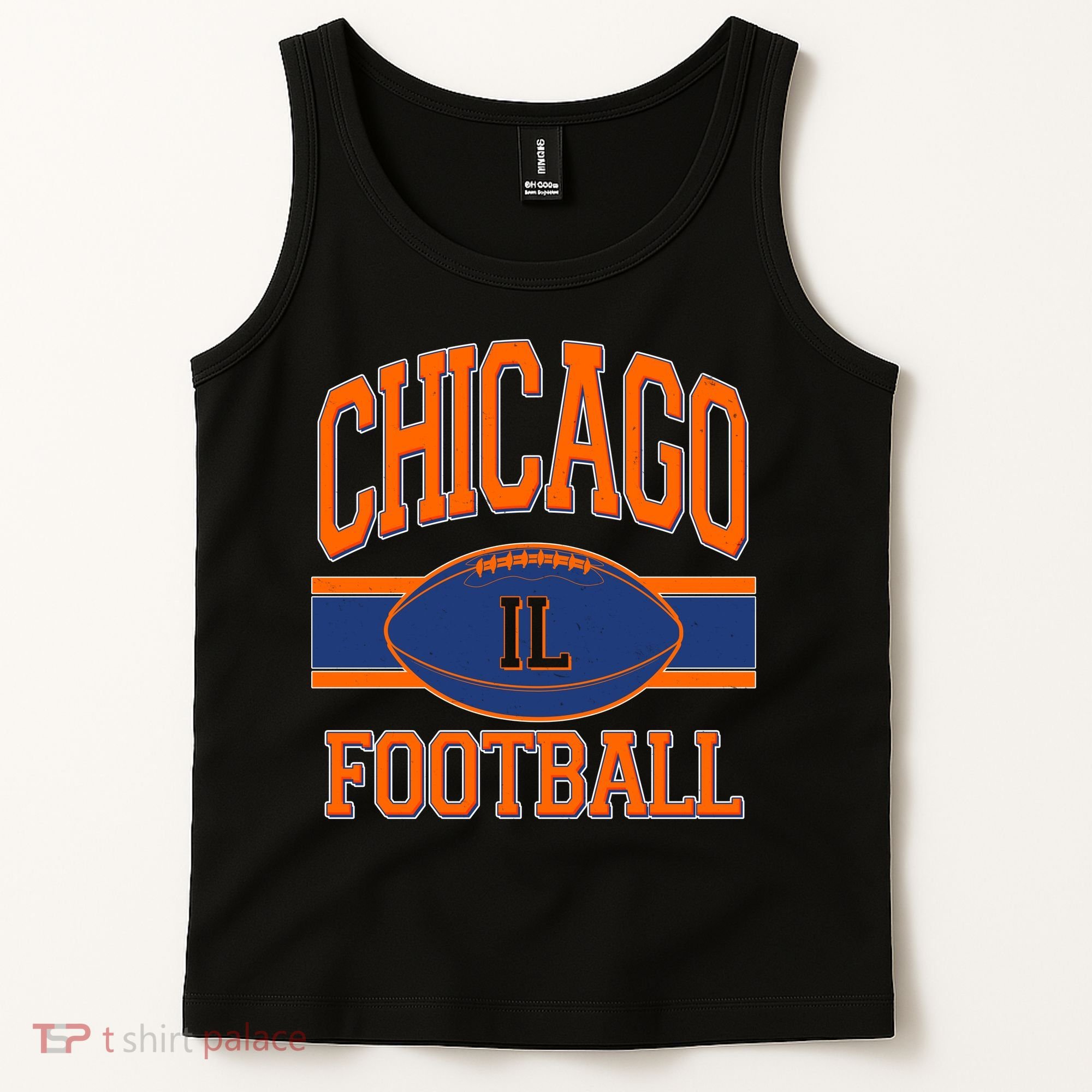 Classic Chicago IL Football Fan Logo Tank Top