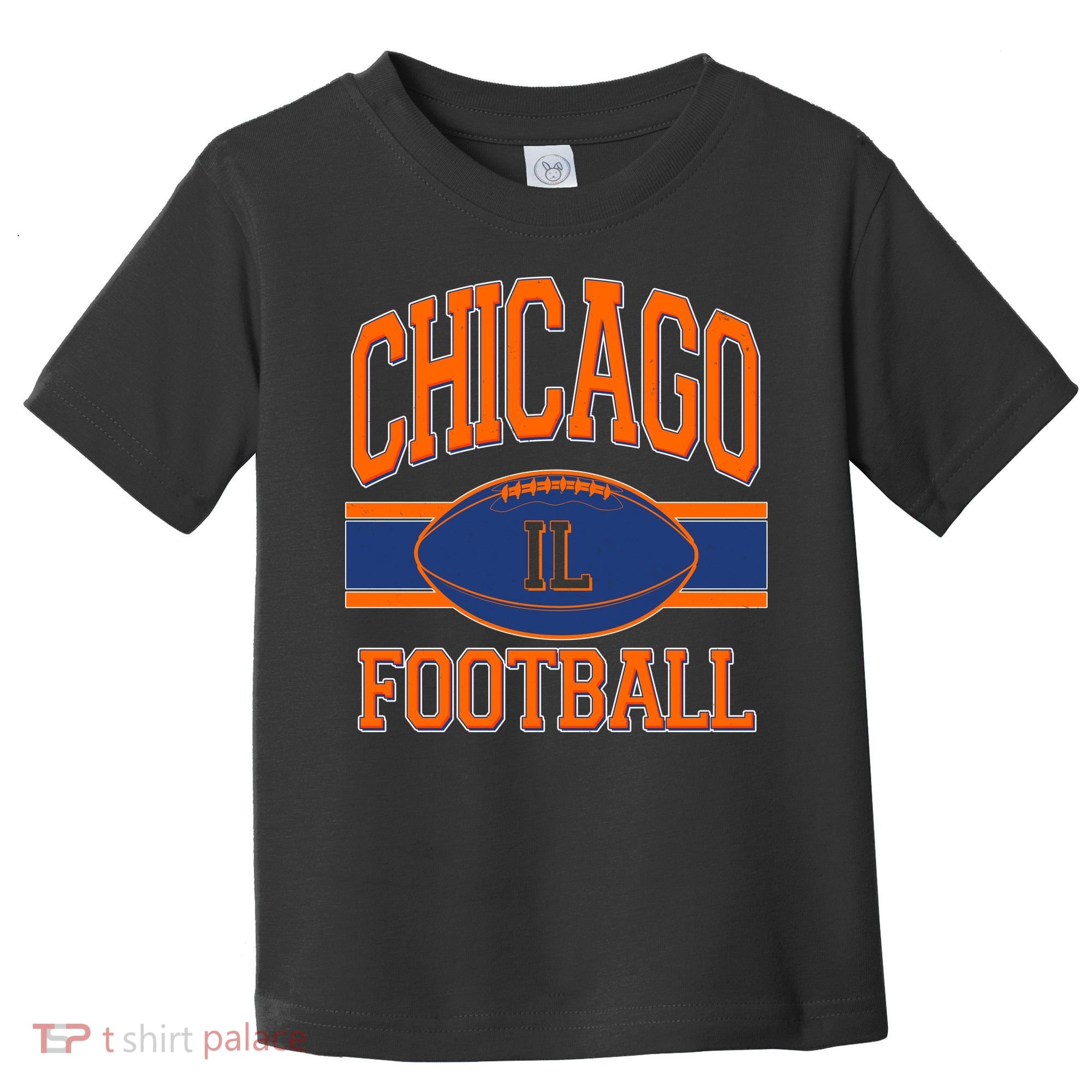 Classic Chicago IL Football Fan Logo Toddler T-Shirt