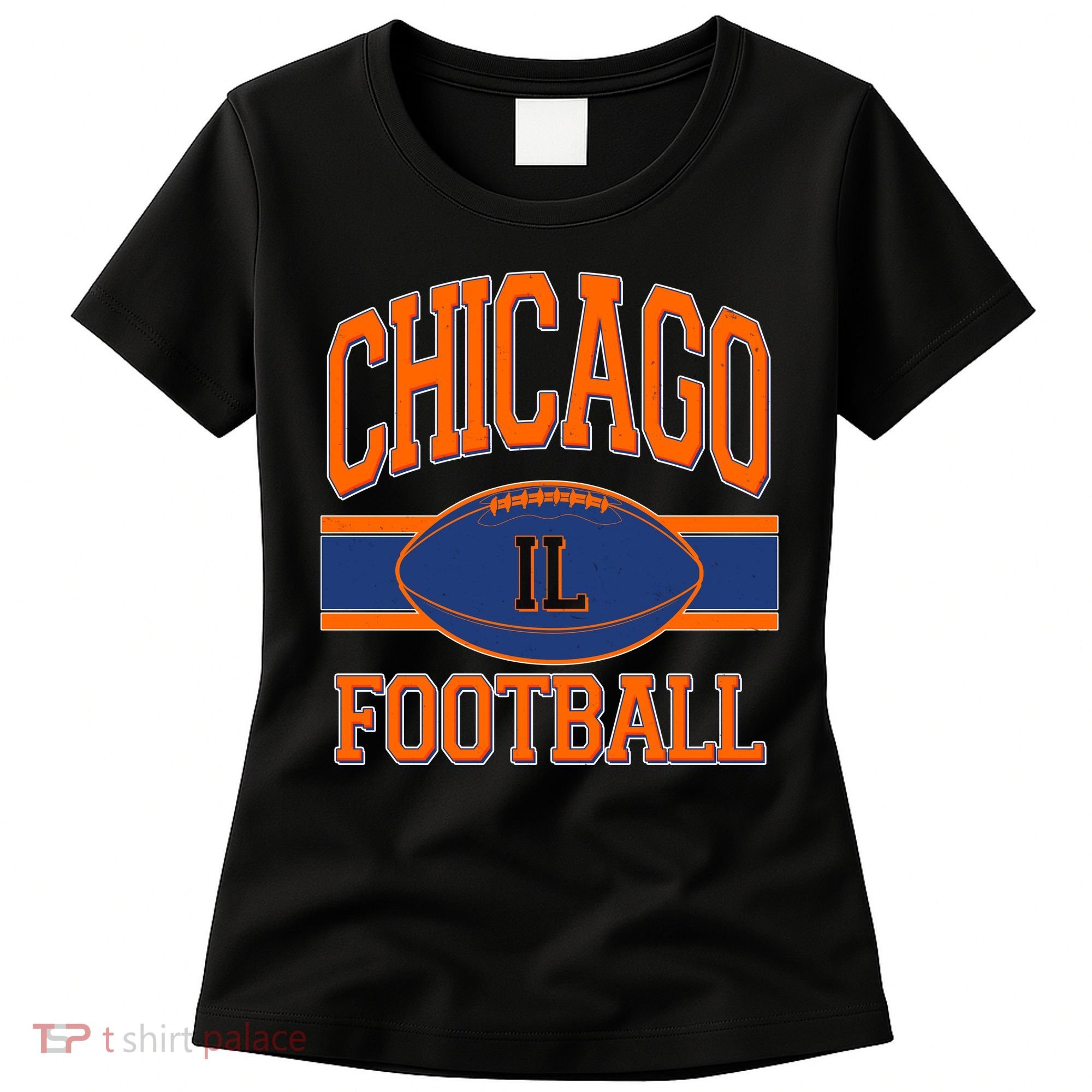 Classic Chicago IL Football Fan Logo Women's T-Shirt