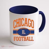 Classic Chicago IL Football Fan Logo Coffee Mug thumb 1