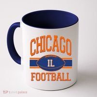 Classic Chicago IL Football Fan Logo Coffee Mug thumb 0