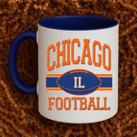 Classic Chicago IL Football Fan Logo Coffee Mug thumb 2