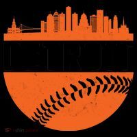 Classic Detroit Skyline Baseball  Coffee Mug thumb 5