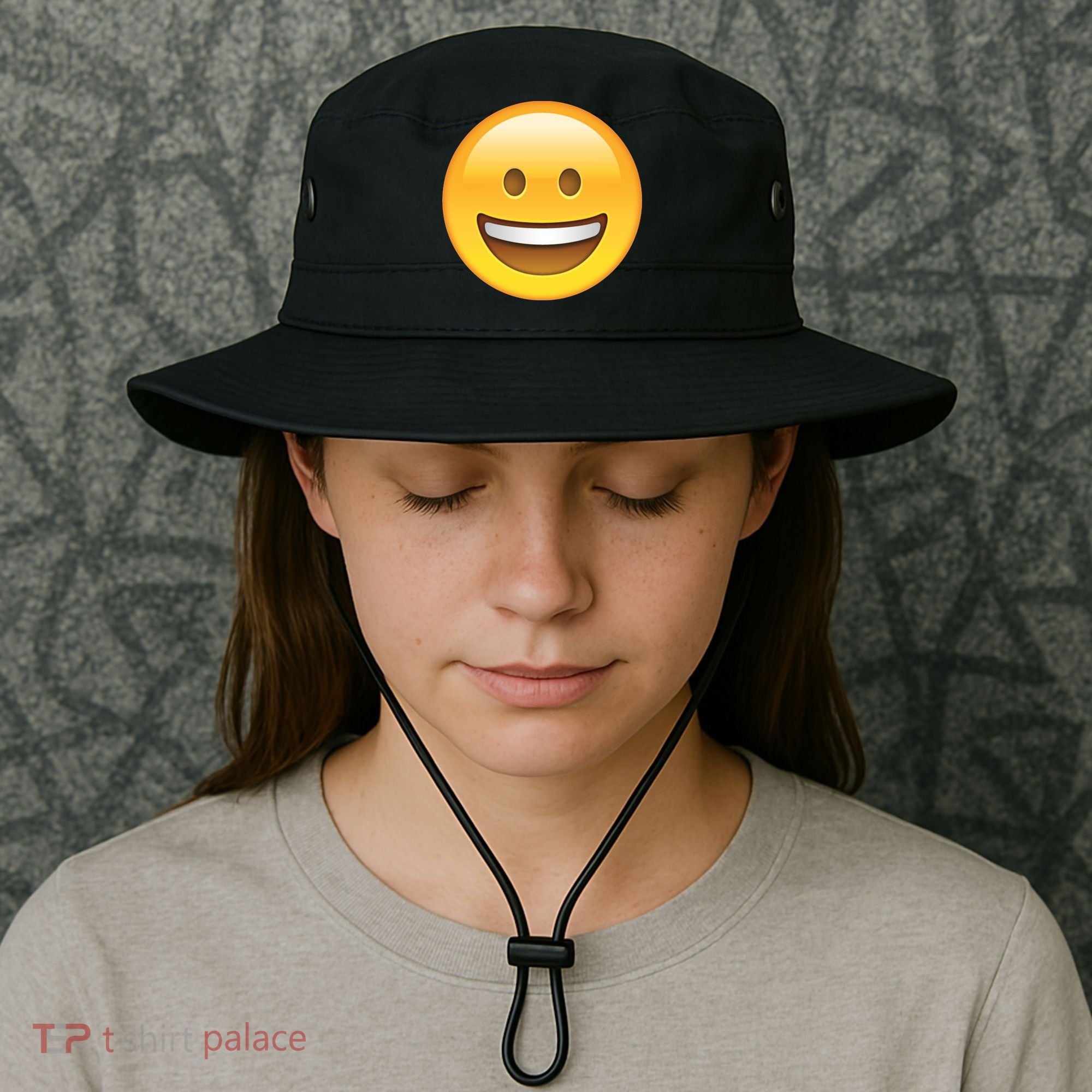 Classic Emoji Smiley Face Bucket Hat
