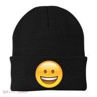 Classic Emoji Smiley Face Beanie thumb 0